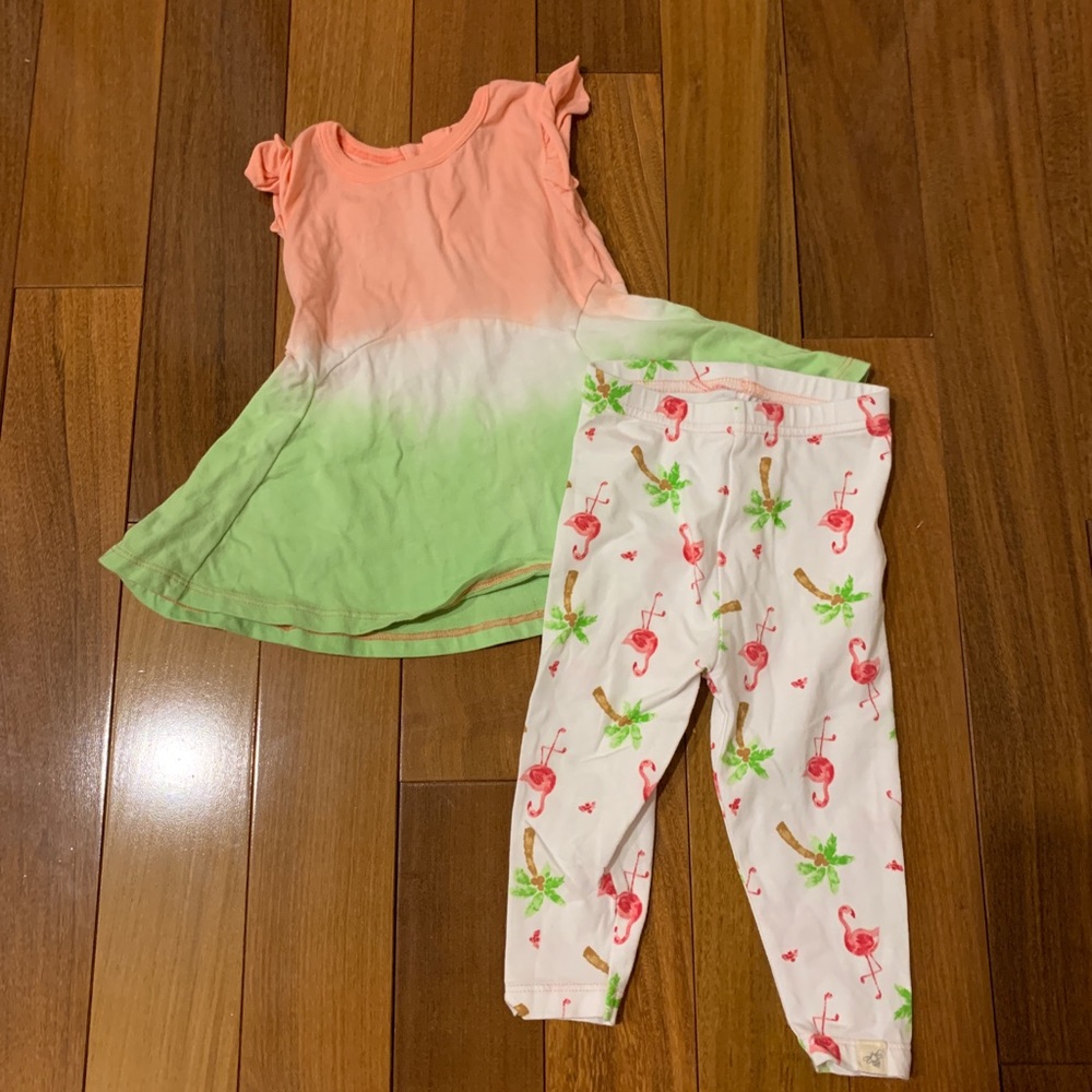 Baby girl 2 piece set size 6-9 months